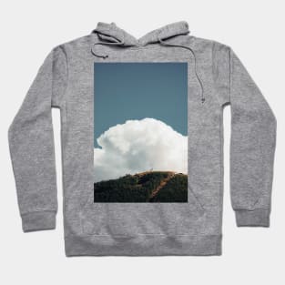 Lonely Mountain House in the Clouds Hoodie